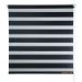 Persiana Rolo Dupla Zebrada 140x160 - Preto