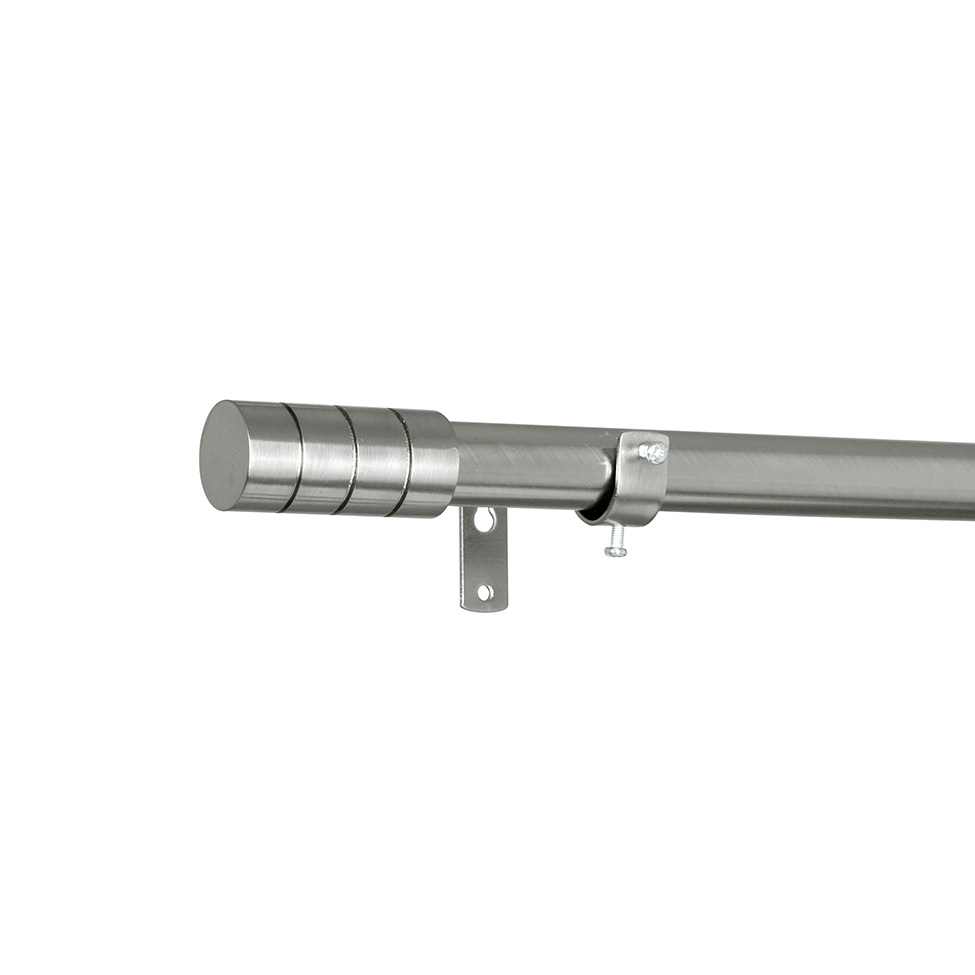 Varão Extensível para Cortina Cilíndrica 210 cm Cromado