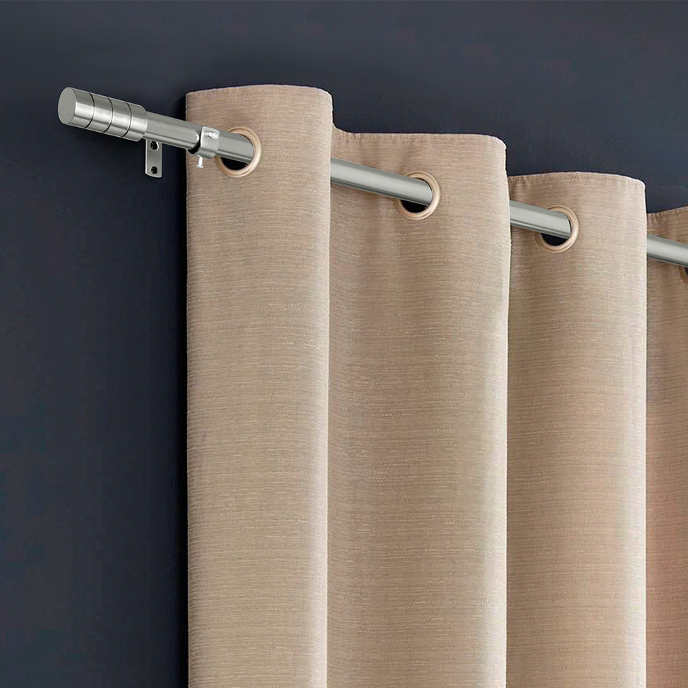 Varão Extensível para Cortina Cilíndrica 210 cm Cromado