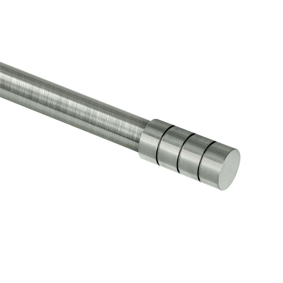 Varão Extensível para Cortina Cilíndrica 300 cm Cromado