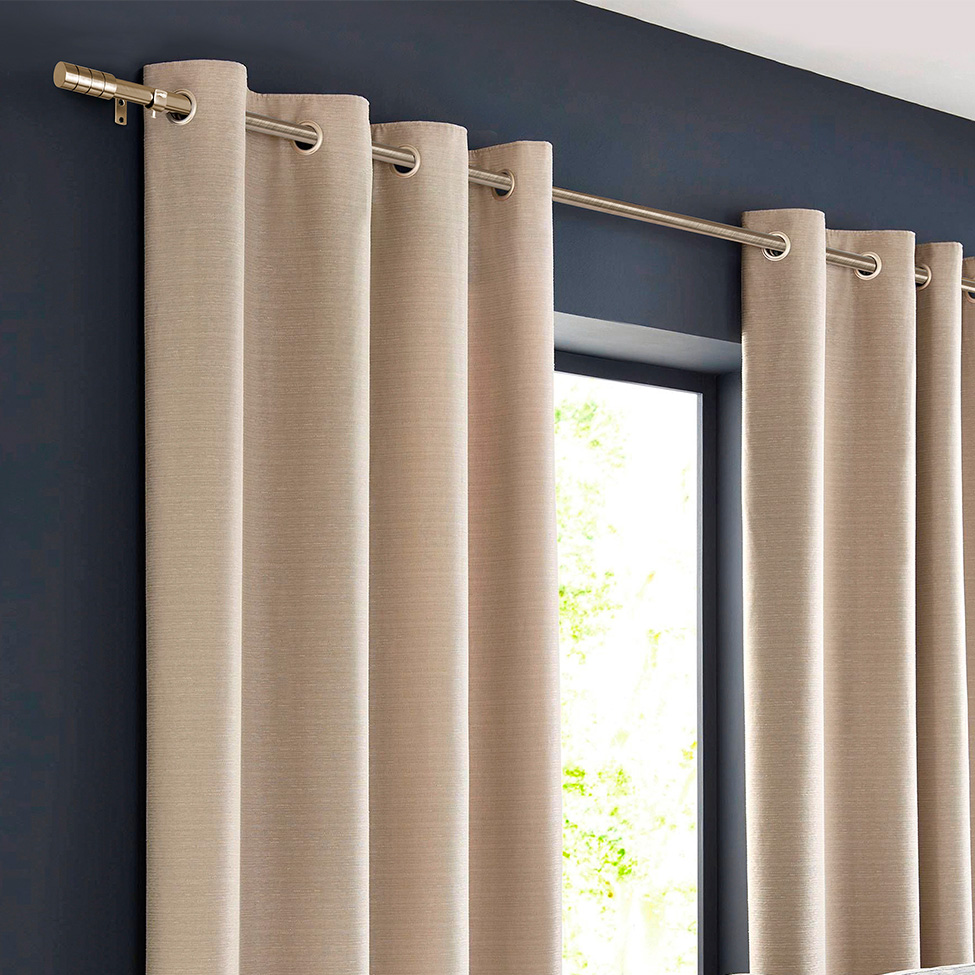 Varão Extensível para Cortina Cilíndrica 300 cm Ouro Velho