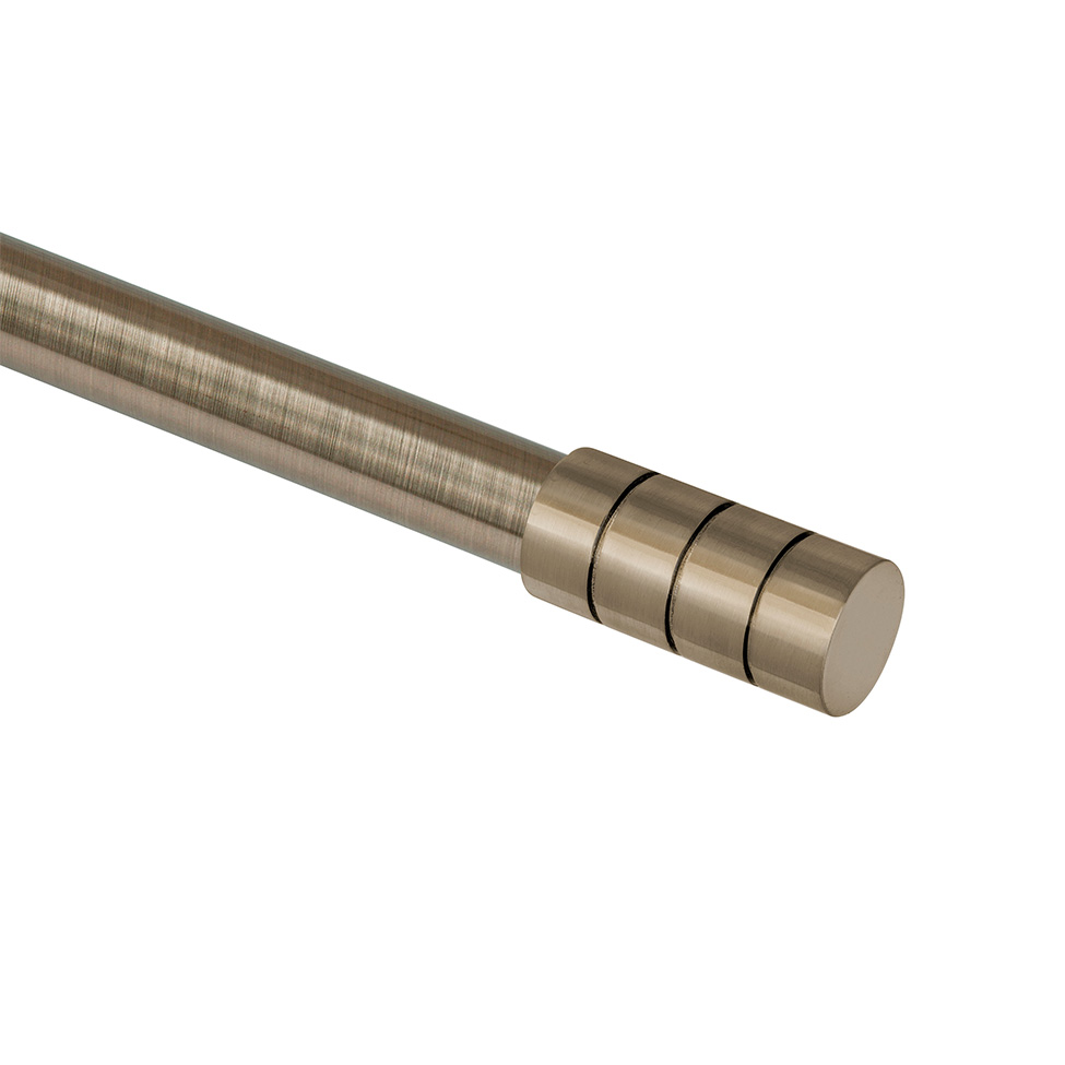 Varão Extensível para Cortina Cilíndrica 300 cm Ouro Velho