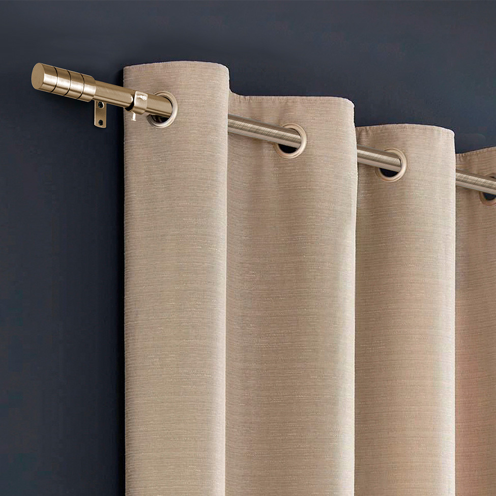 Varão Extensível para Cortina Cilíndrica 300 cm Ouro Velho