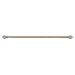 Varão Extensível para Cortina Coroa 210 cm Ouro Velho