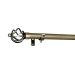 Varão Extensível para Cortina Coroa 210 cm Ouro Velho