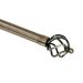 Varão Extensível para Cortina Coroa 300 cm Ouro Velho
