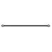 Varão Extensível para Cortina Coroa 300 cm Preto