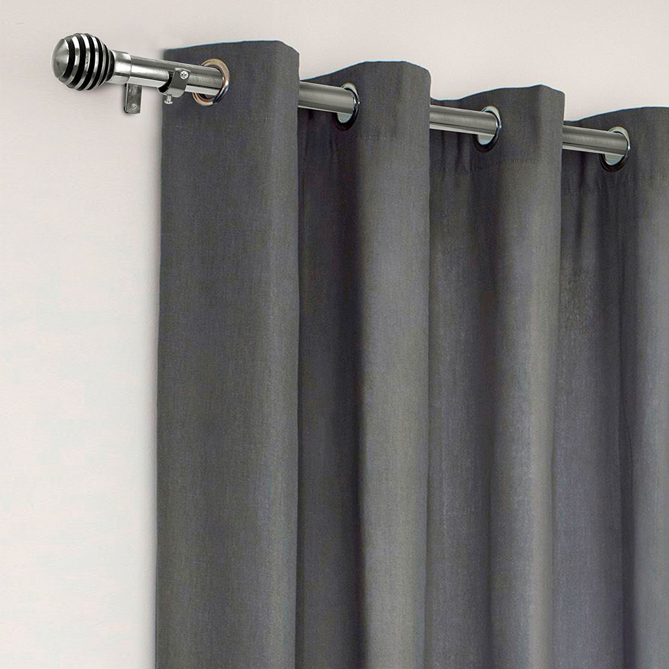 Varão Extensível para Cortina Esfera 210 cm Cromado