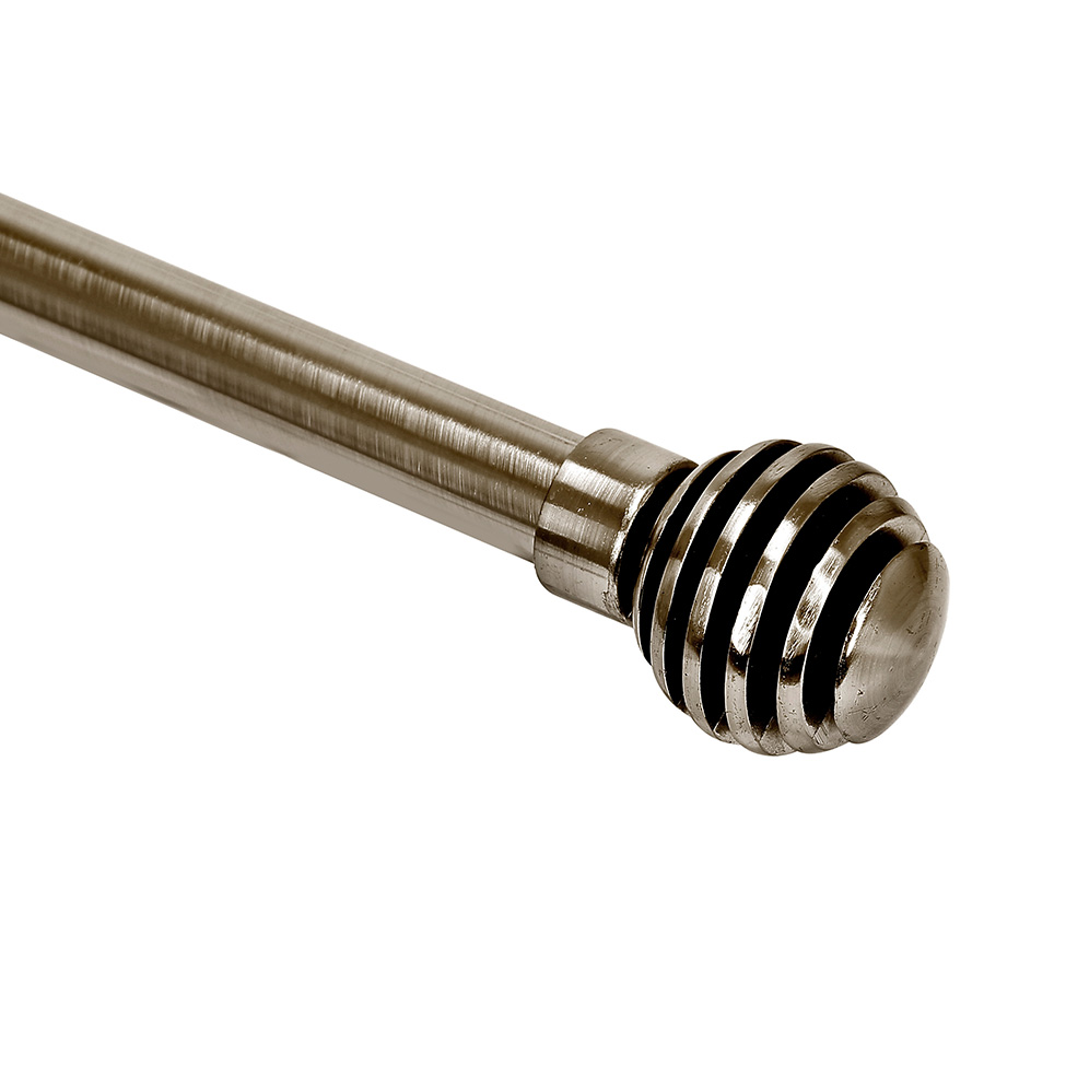 Varão Extensível para Cortina Esfera 210 cm Ouro Velho