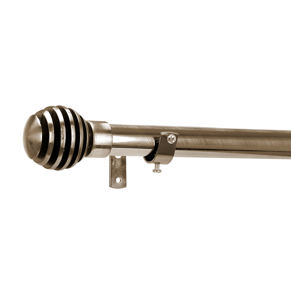 Varão Extensível para Cortina Esfera 210 cm Ouro Velho