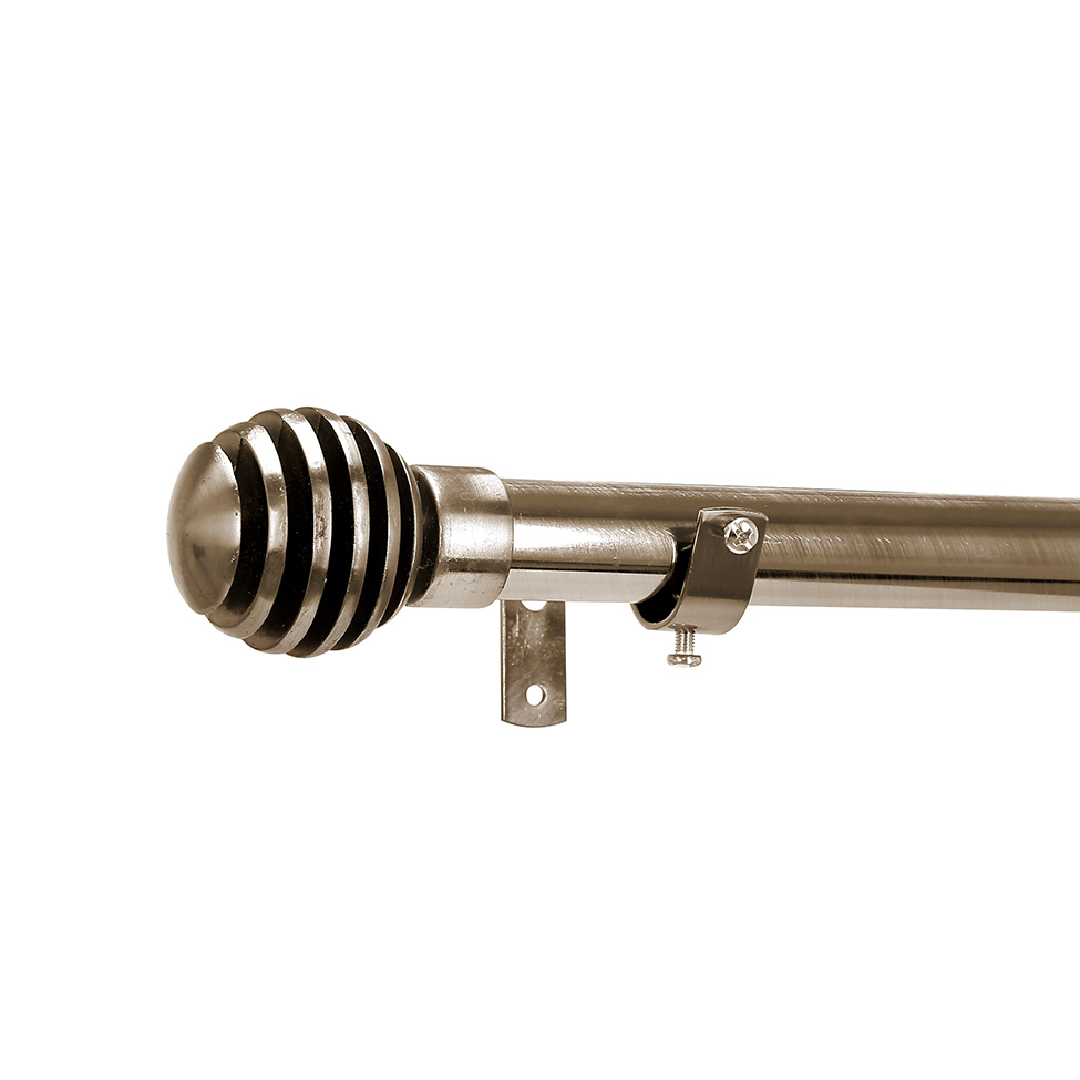 Varão Extensível para Cortina Esfera 300 cm Ouro Velho