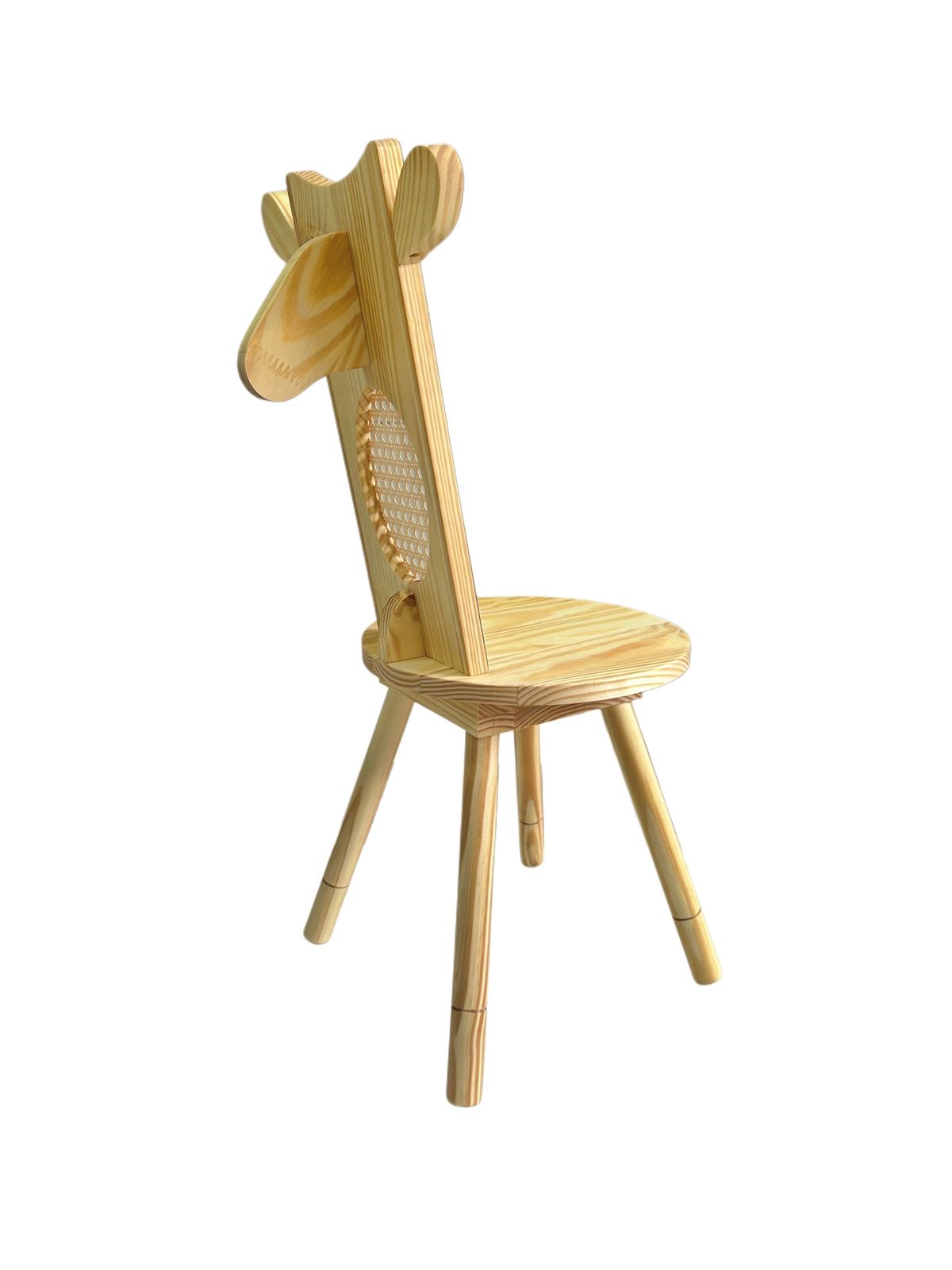 Cadeira Infantil Girafa com Palha Indiana