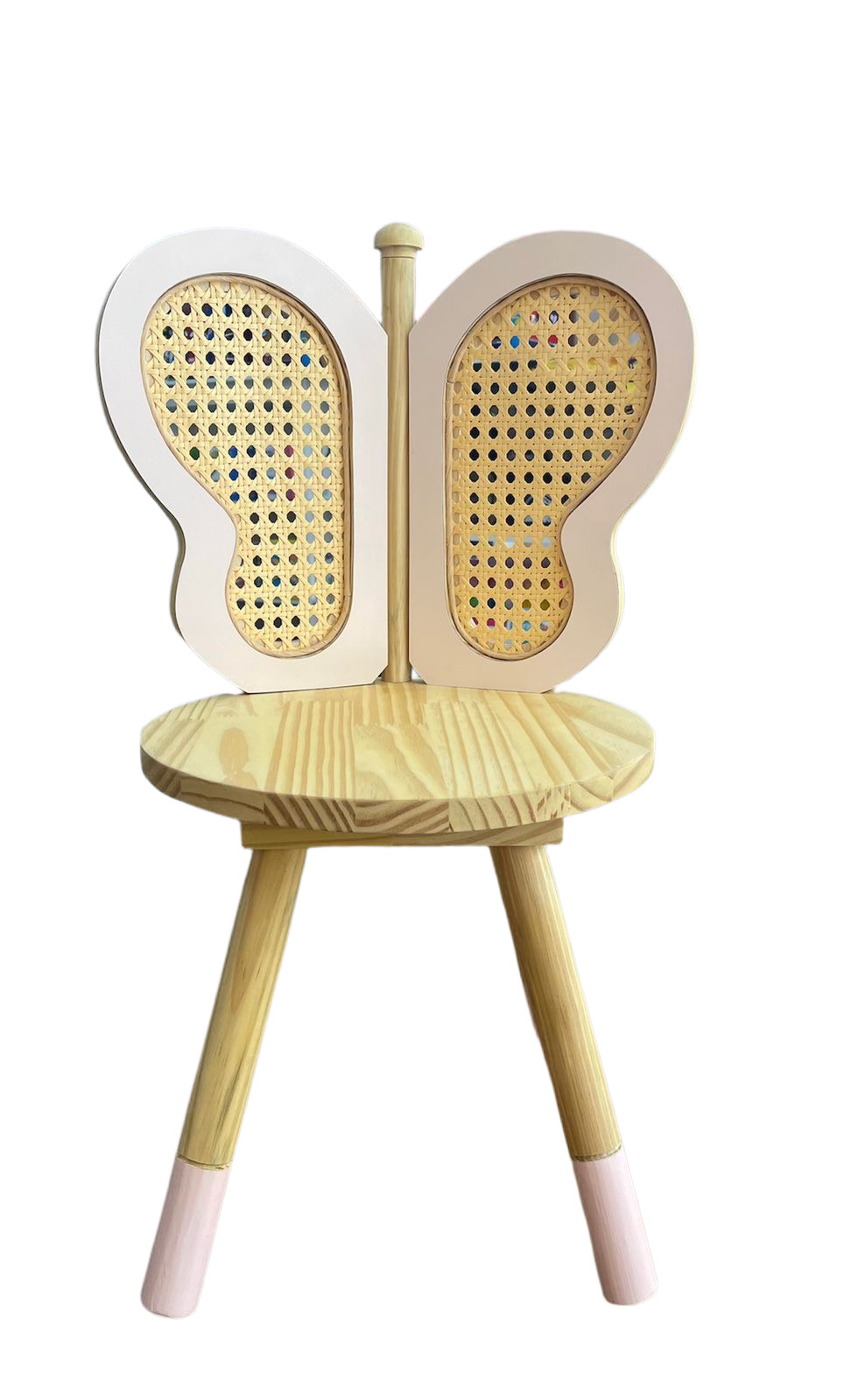 Cadeira de Borboleta com Palha Indiana MOD 3 Kids