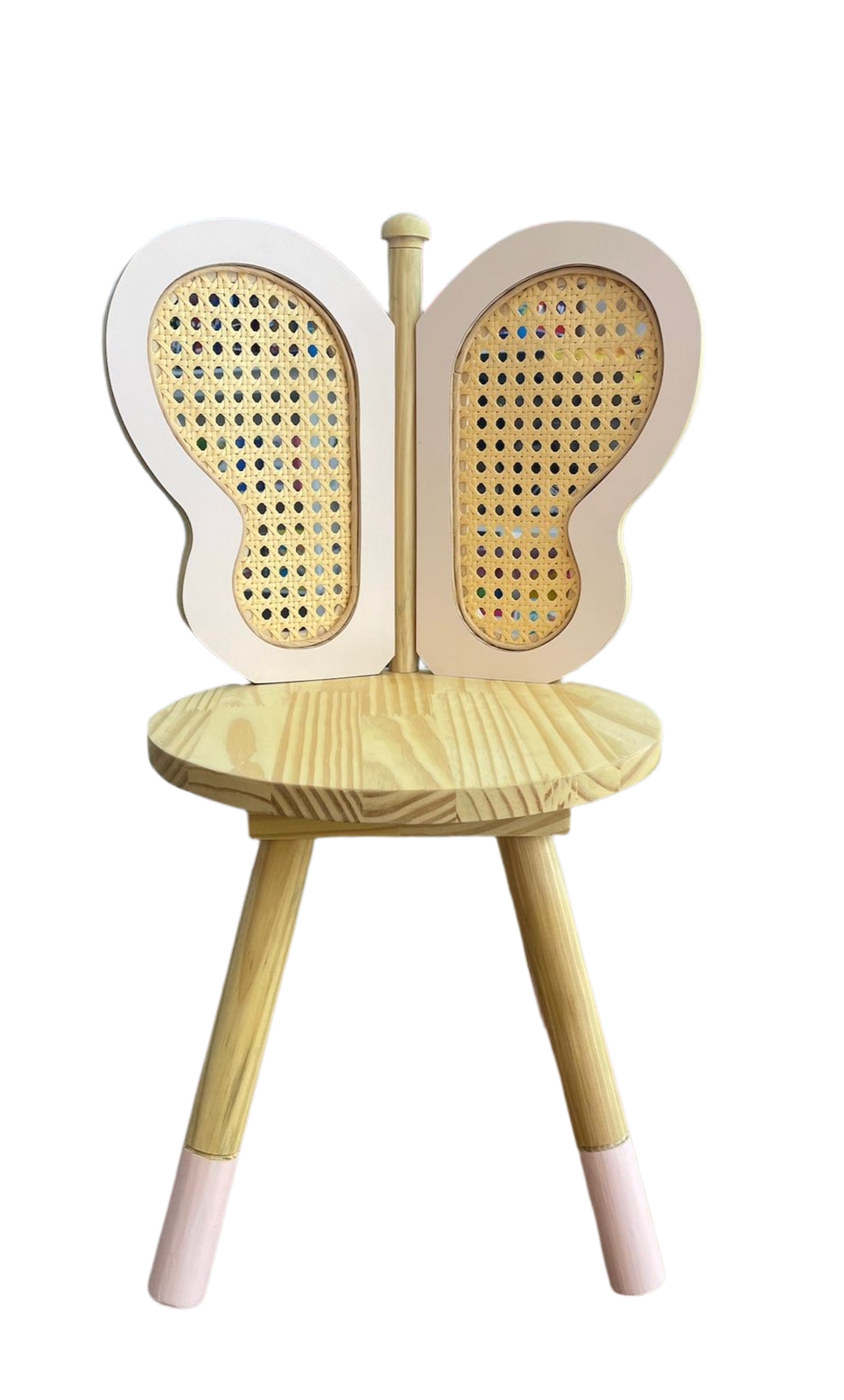 Cadeira de Borboleta com Palha Indiana MOD 3 Kids