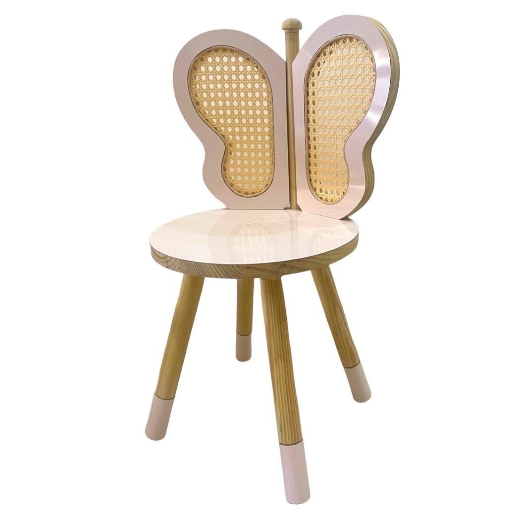 Cadeira de Borboleta com Palha Indiana MOD 4 Kids