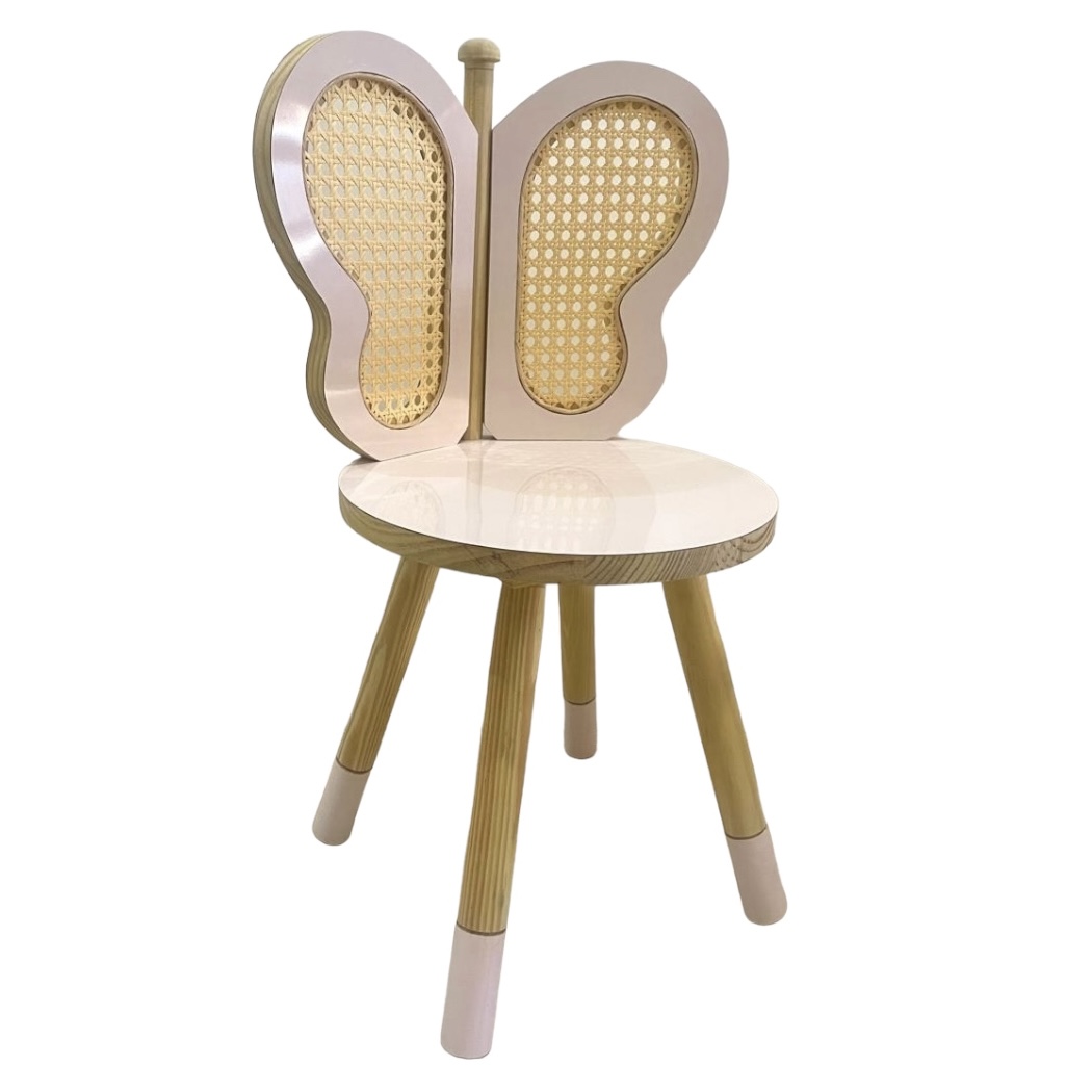 Cadeira de Borboleta com Palha Indiana MOD 4 Kids