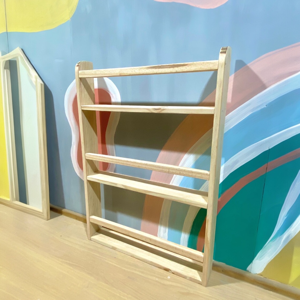 Livreiro Organizador Infantil de Pinus