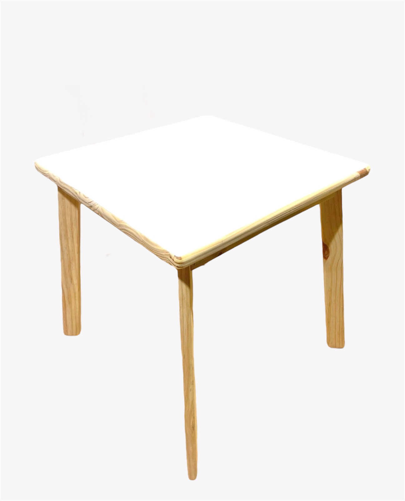 MESA INFANTIL QUADRADA BRANCA