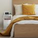 Mesa De Cabeceira Branca Industrial 30cm Quarto Lateral da Cama Enviado Montado