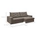 Sofá 4 Lugares Retrátil e Reclinável Flexforma Premier Camurça 250 cm