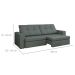 Sofá 4 Lugares Retrátil e Reclinável Flexforma Versalhes Veludo Cinza 250 cm