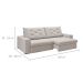 Sofá 5 Lugares Retrátil e Reclinável Flexforma Premier Veludo Marfim 290 cm