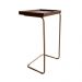 Mesa De Apoio Lateral Para Sofá Ou Cama Castanho E Cobre