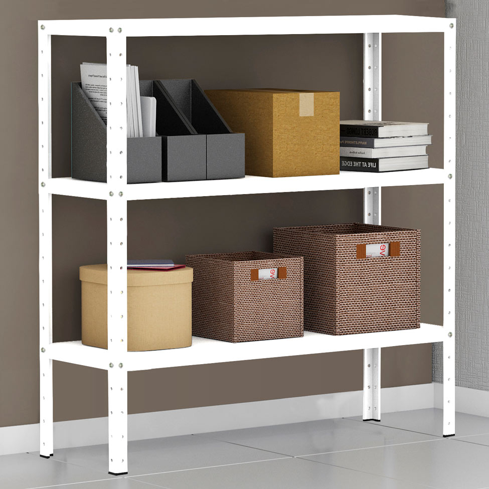 [OUTLET] Estante Bariloche 3 Prateleiras 30 cm Branca
