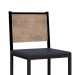 Conjunto com 2 Banquetas Aura Preto e Barona