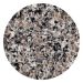 Conjunto de Mesa Miame com 6 Cadeiras Madri Preto Prata e Preto Floral