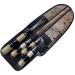 Conjunto de Facas 6 e 10 Garfo Chaira Inox Osso Chifre Couro