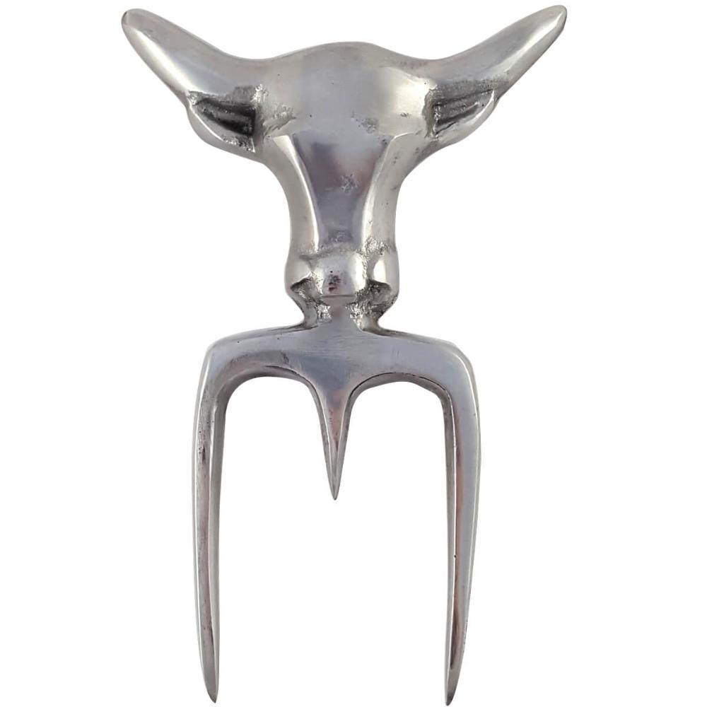 Garfo Tridente Para Churrasco Bull Garfo De Costelão Alumíni