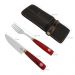 Kit Churrasco Garfo e Faca Internacional Talher Artesanal Aç