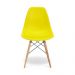 Cadeira Eiffel Charles Eames Base Madeira Sala de Jantar Amarelo - SSX Multicoisas