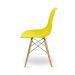 Cadeira Eiffel Charles Eames Base Madeira Sala de Jantar Amarelo - SSX Multicoisas