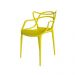 Kit 02 Cadeiras Decorativa Amsterdam Amarelo - Facthus