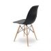 Kit 04 Cadeiras Eiffel Charles Eames Base Madeira Sala de Jantar Preto - SSX Multicoisas