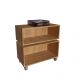 Gabinete Suspenso 80cm Alice Mel Grafite Balcão Cuba Preta 2 Gavetas Com 1 Basculante Para Banheiro