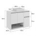 Gabinete de Banheiro Suspenso 80x40x62cm Aurora com Cuba Branco MDP Faema