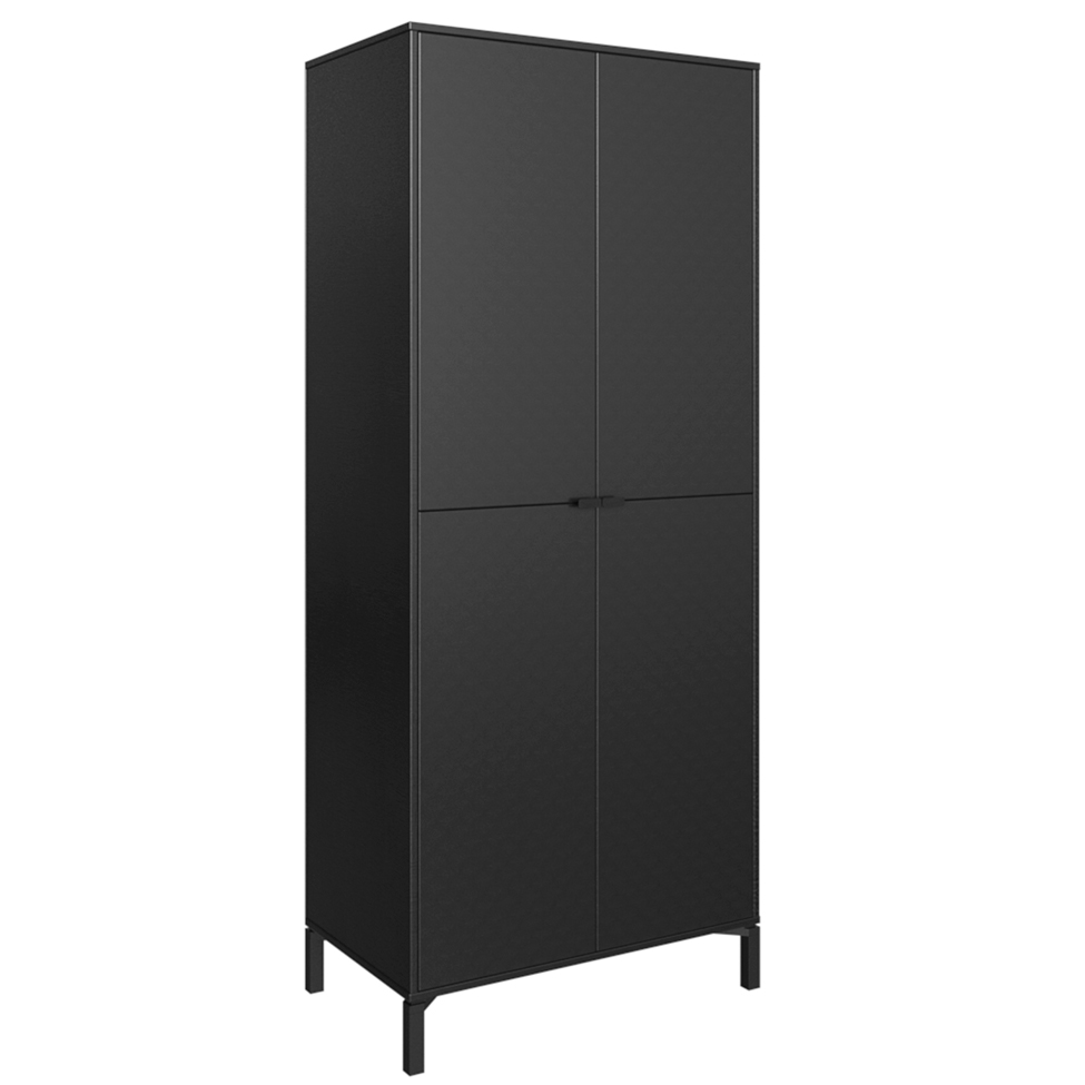 Armário Multiuso Liberty 4 PT Preto