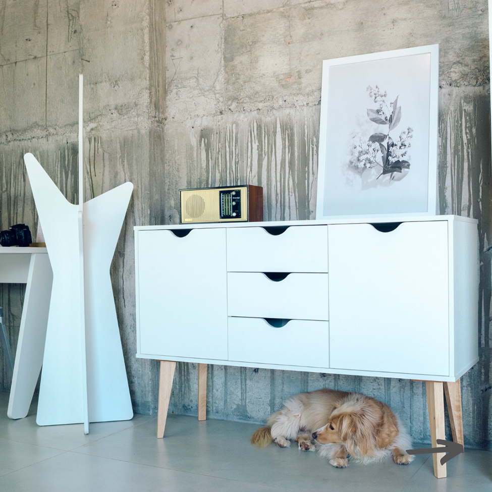 Buffet Retalho Branco 2 PT 3 GV