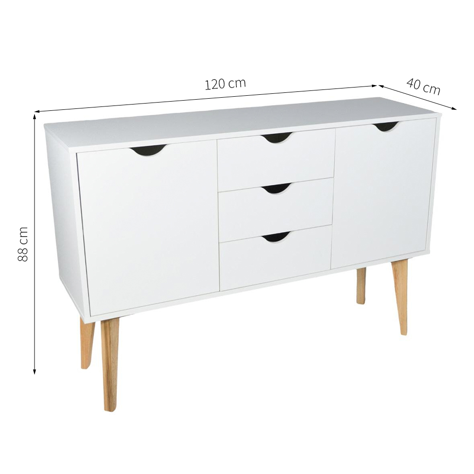 Buffet Retalho Branco 2 PT 3 GV