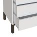 Cômoda Queens 4 Gavetas Branca 90 cm
