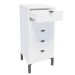 Cômoda Queens 5 Gavetas Branca 40 cm