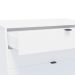 Cômoda Queens 5 Gavetas Branca 90 cm