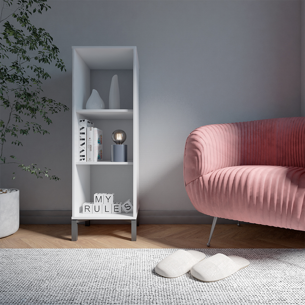 Estante Madison Branca 120x40 cm