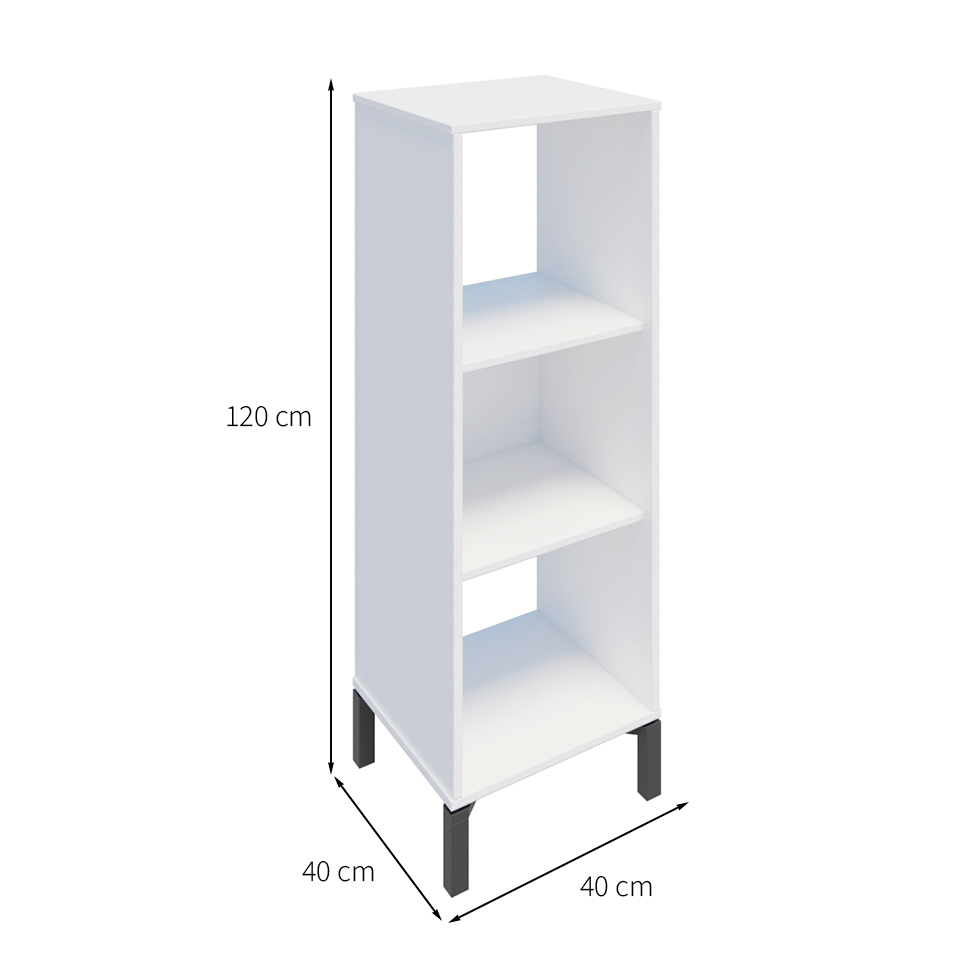 Estante Madison Branca 120x40 cm