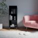 Estante Madison Preta 120x40 cm
