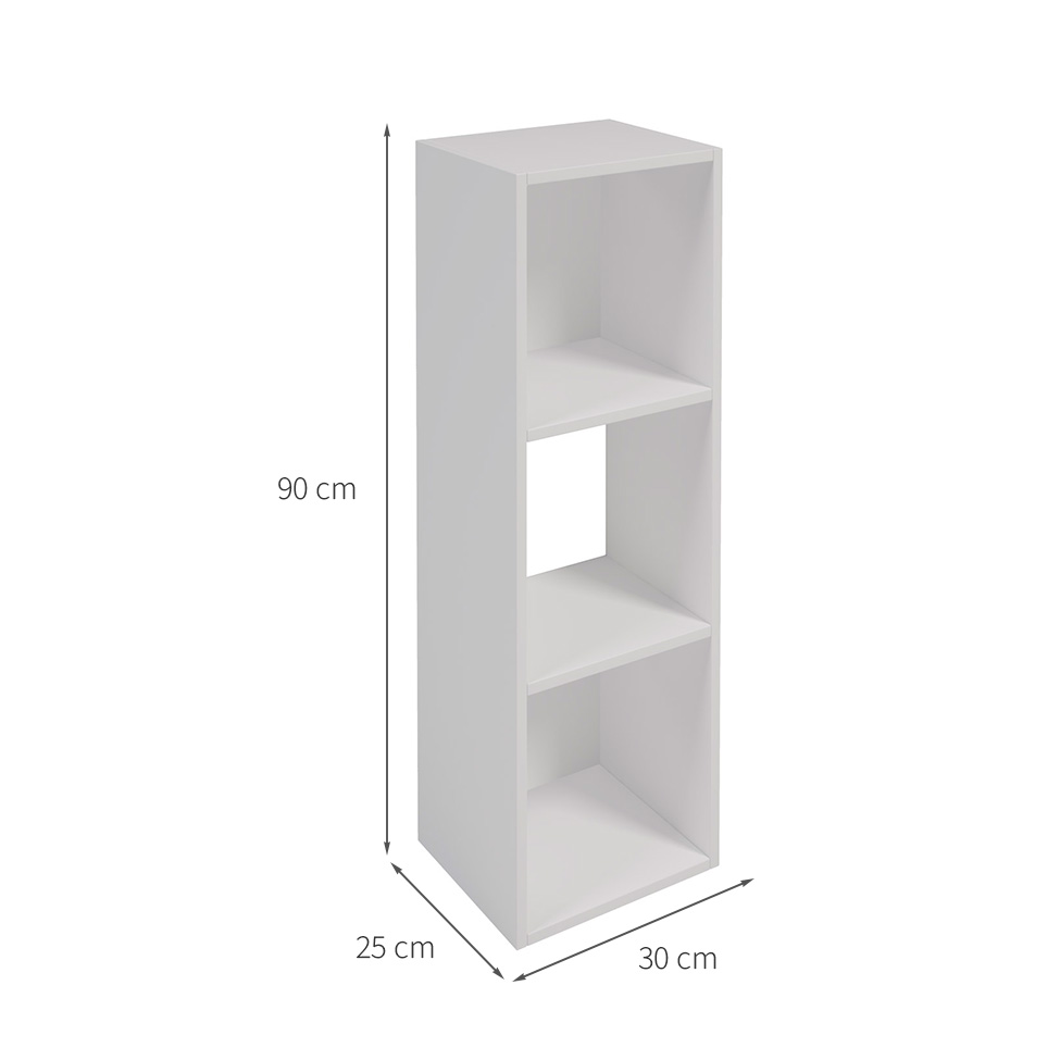 Estante para Escritório Torre Branca 90 cm