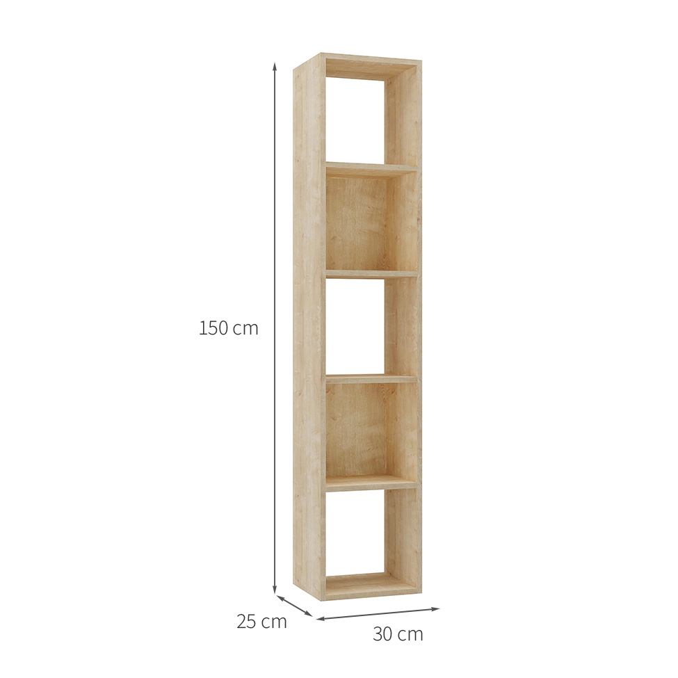 Estante para Escritório Torre Madeirada 150 cm